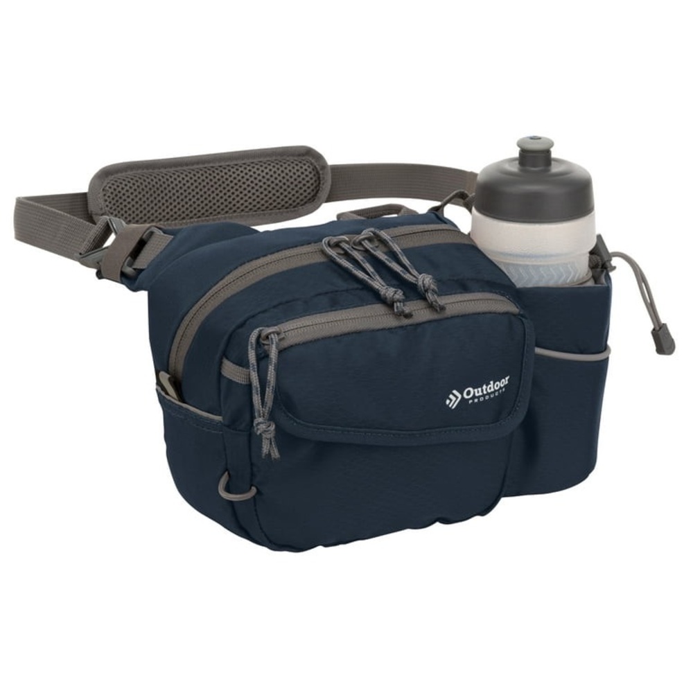 OUTDOOR PRODUCTS Melrose 3L Waist Pack Bag Fanny Blue Unisex Drink Holder Hiking